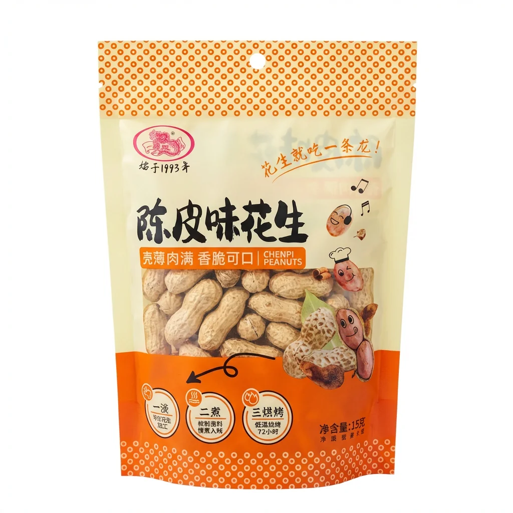 Tangerine Peel Flavored Peanuts