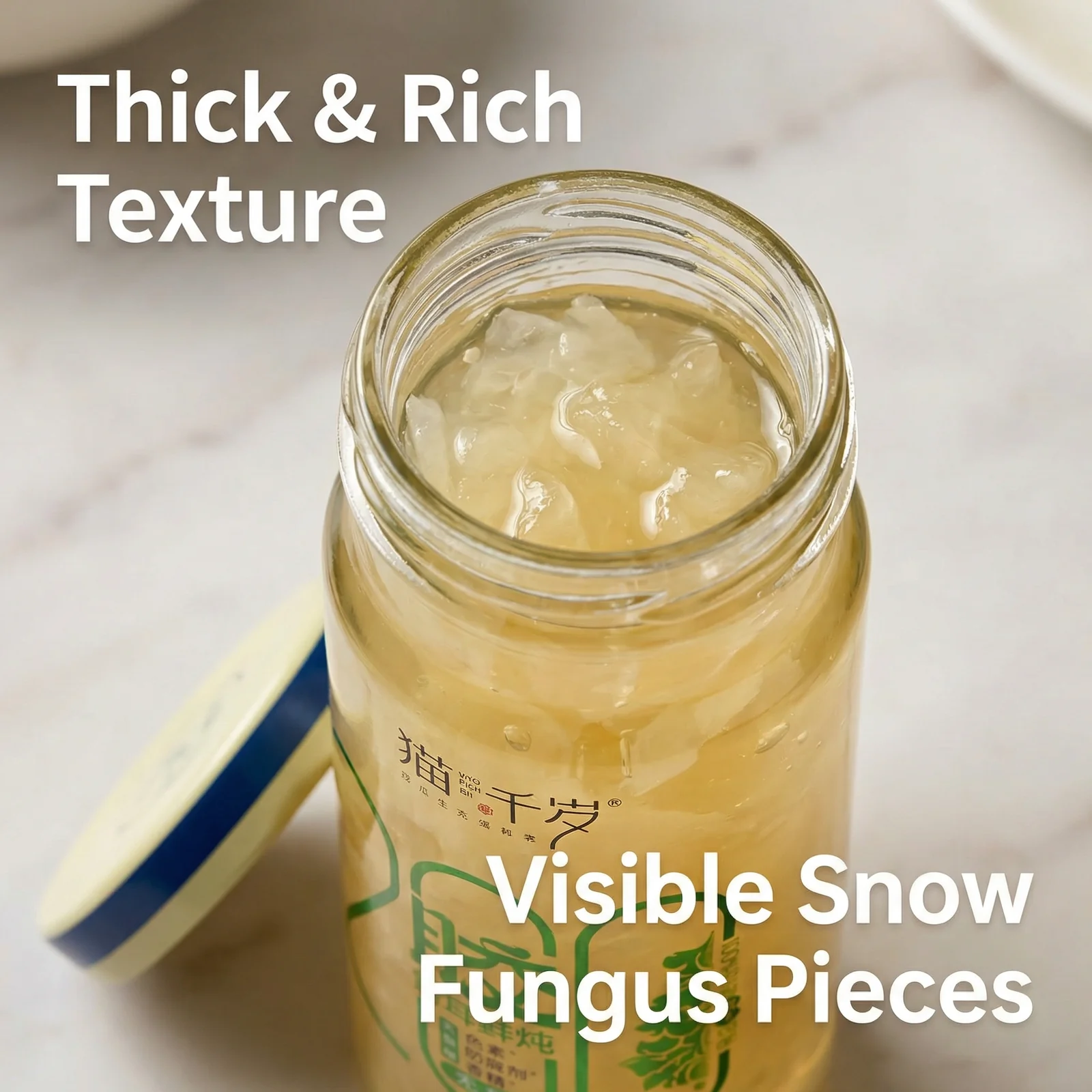 Gel 200 Snow Fungus Fresh-Stewed | Sugar-Free | High White Fungus Content selling point